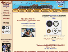 Tablet Screenshot of mastertechmarine.com